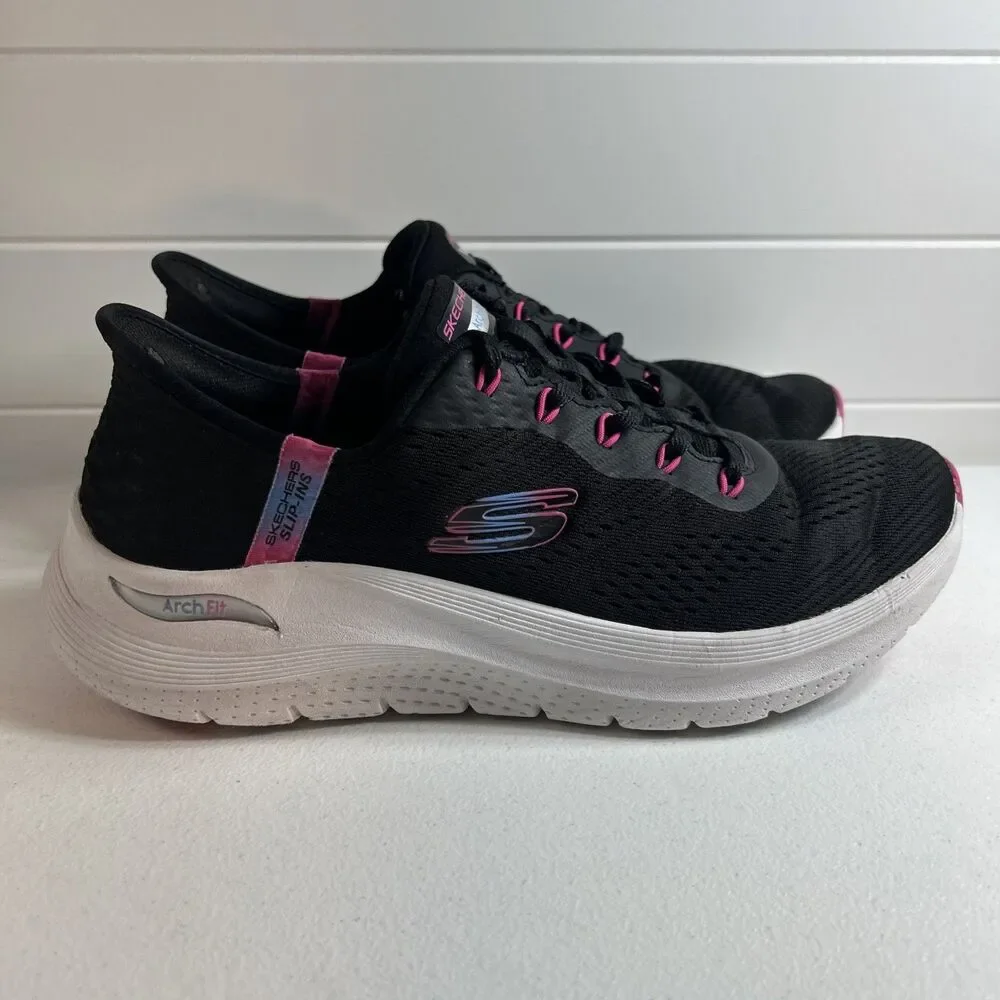 Skechers Arch Fit 2.0 Women’s Shoes Size 9 M Chic Hands Free Slip-In Sneakers
